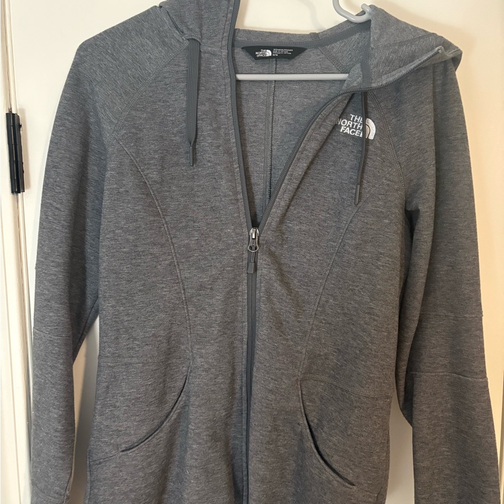 The North Face Gray Zip-Up Hoodie